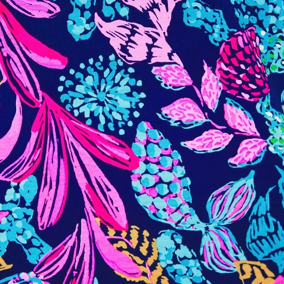 Lilly Pulitzer Handbags - NWT LILLY PULITZER Aegean Navy Calypso Coast Print Bamboo Handle Purse GWP